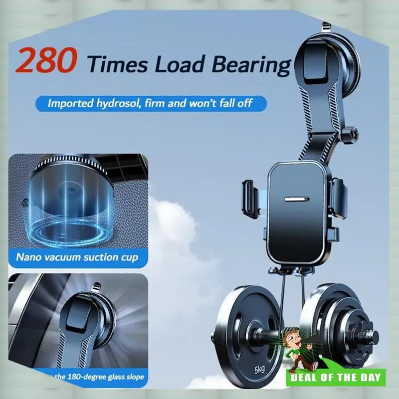 

24-Hour Delivery AUTOP 360° Rotatable Car Phone Holder For Dashboard And Windshield Suction Cup Cell Phone Mount Navigation Brac