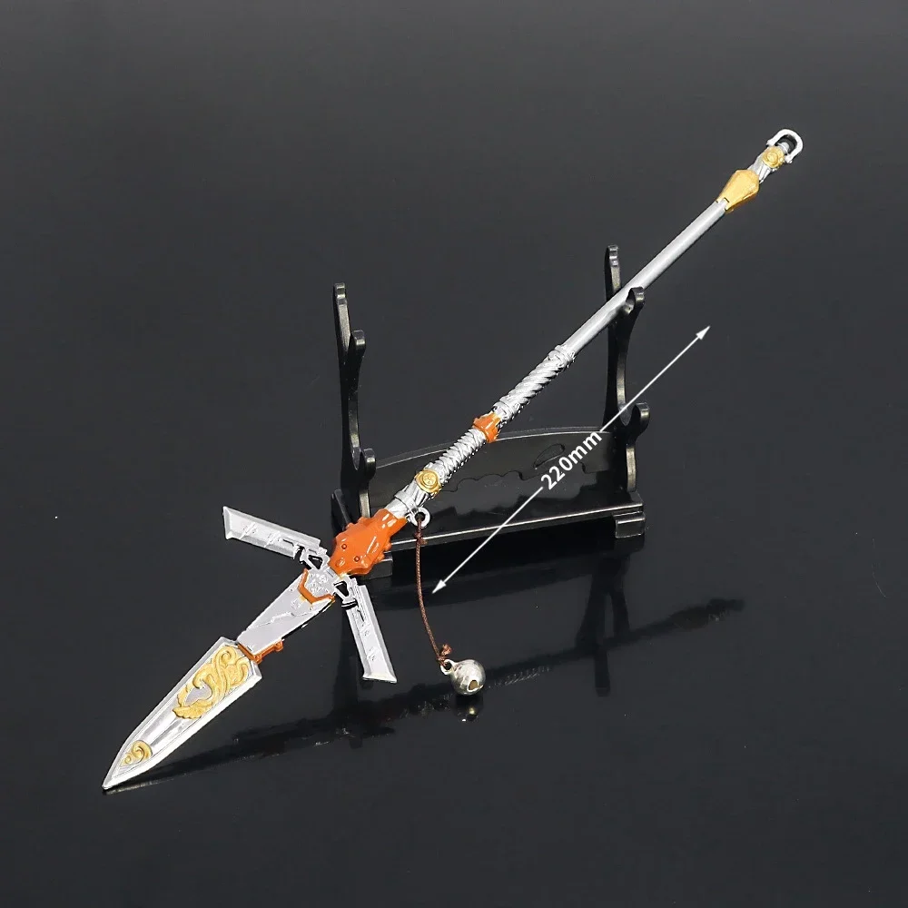 22cm Apex Legend Valkyrie Heirloom Legacy Spear Octane Metal Material Model Samurai Sword Peripheral Gifts for Boys Toys Game