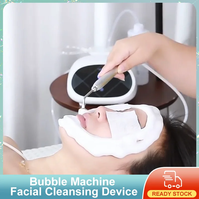 VLVEE nouvelle Machine professionnelle de beauté à bulles dispositif de nettoyage du visage mousse Dense 3 vitesses réglage de la vitesse peau plus brillante