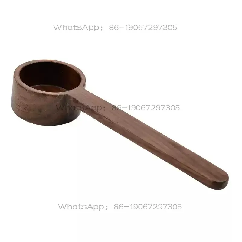 Black walnut coffee bean spoon retro long-handled short-handled measuring spoon 8 10g
