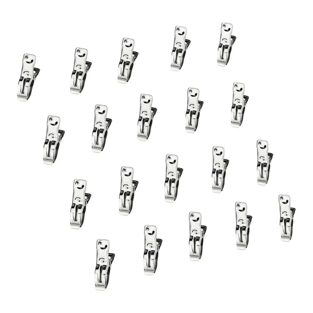 Stainless Steel Gardening Clips for Holding For Greenhouse Shade Cloth Bird For Netting and Ventilation Screens