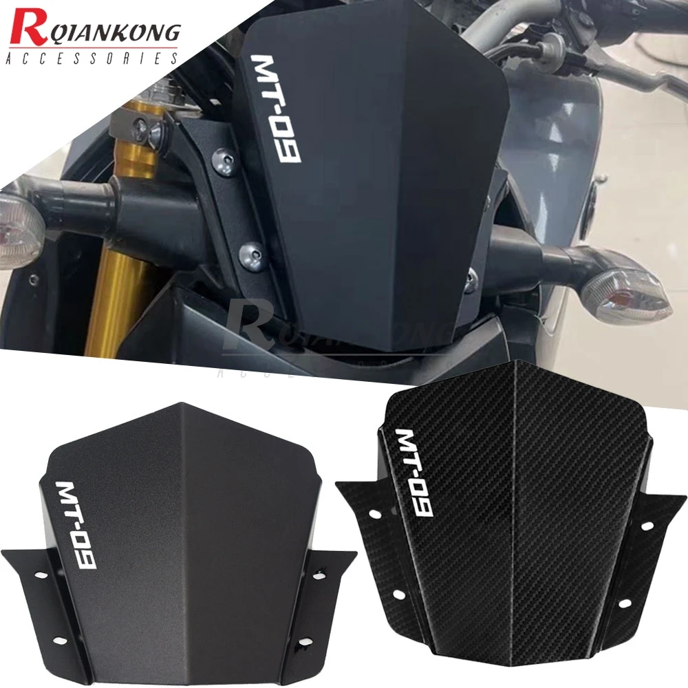 

Front Windshield Covers For YAMAHA MT09 FZ09 MT-09 FZ-09 2014 2015 2016 Motorcycle Windscreen Adjustable Wind Screen Accessories