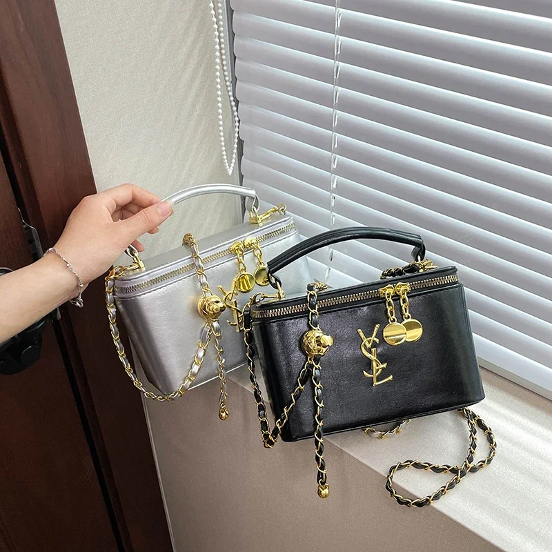 Elegante Damenmode Leder Umhängetasche Luxus Schulterhandtasche Klassische Designer-Tragetasche für moderne Outfits