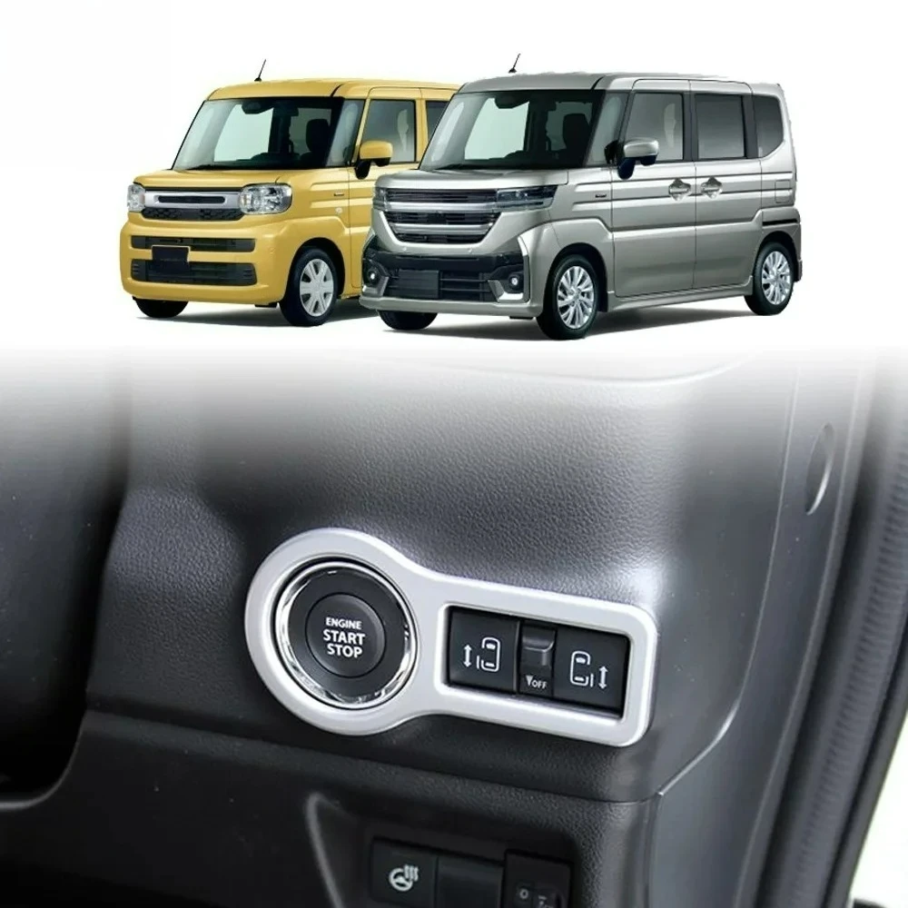 For Suzuki Spacia Custom MK54S MK94S 2024 2025 Car Accessories ABS One Key To Start Decoration Box Modification
