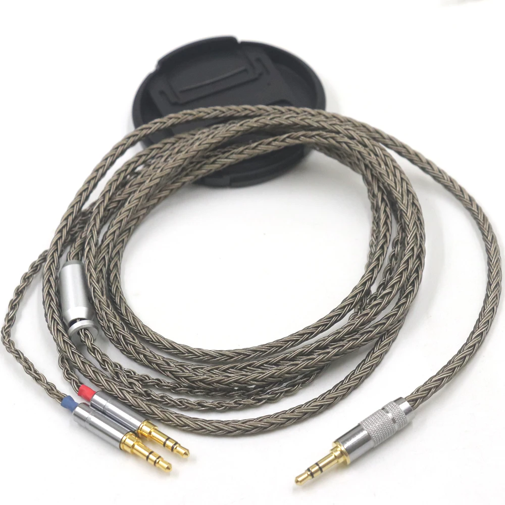 16 Cores 4 pin Xlr 4.4 2.5mm Headphone Earphone Cable For Dual 3.5 Hifiman Ananda sundara HE1000se HE6se he400 Z7M2