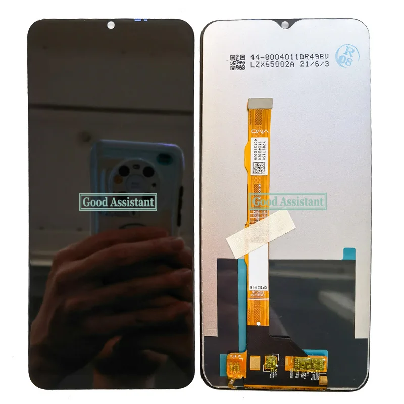 Siyah 6.58 inç Vivo Y33 2021 V2057 LCD Ekran Dokunmatik Ekran