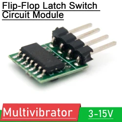 CD4013 single key switch ASW13 single Button bistable circuit Self-locking switch DIY microswitch flashlight switch Super NE55