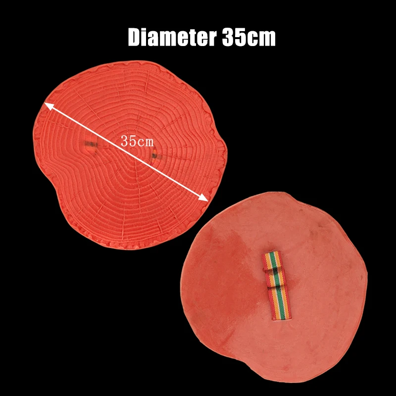 35Cm Diameter Fake Tree Cement Stamp Mold, Garden Simulation, Wooden Stakes, Bark, Ground Compression Mold For Christmas