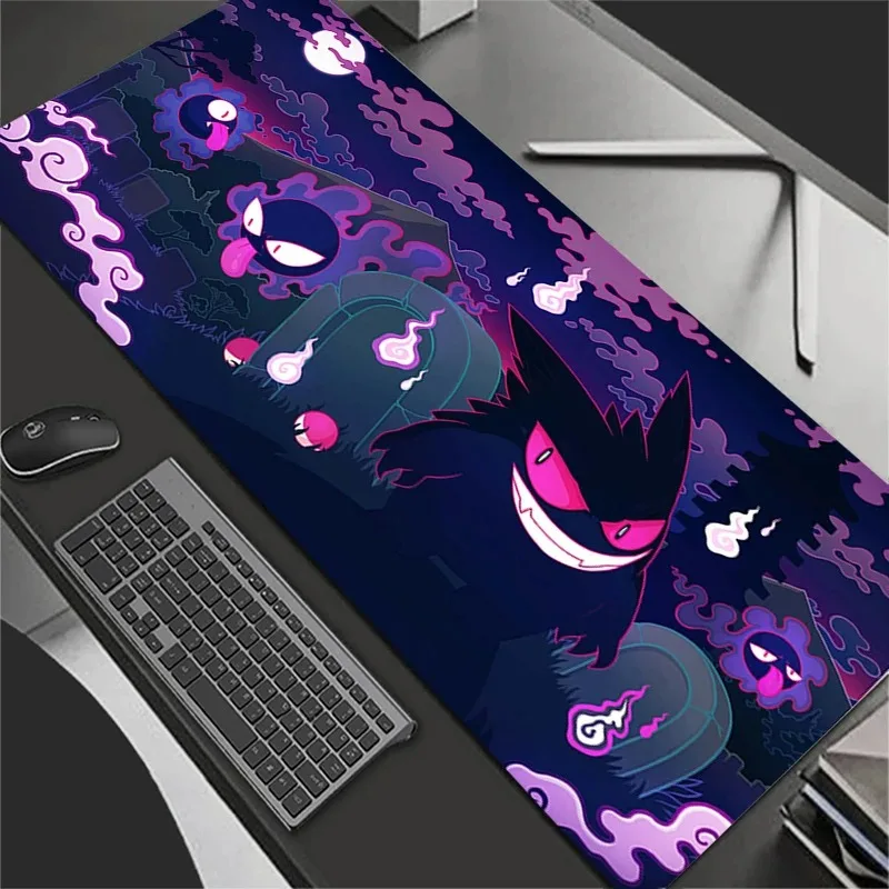 

Mouse Pad Anime P-Pokemons G-Gengar Carpe Large PC Gamer Computer Mausepad Varmilo Keyboard Gaming Accessories Desk Mat