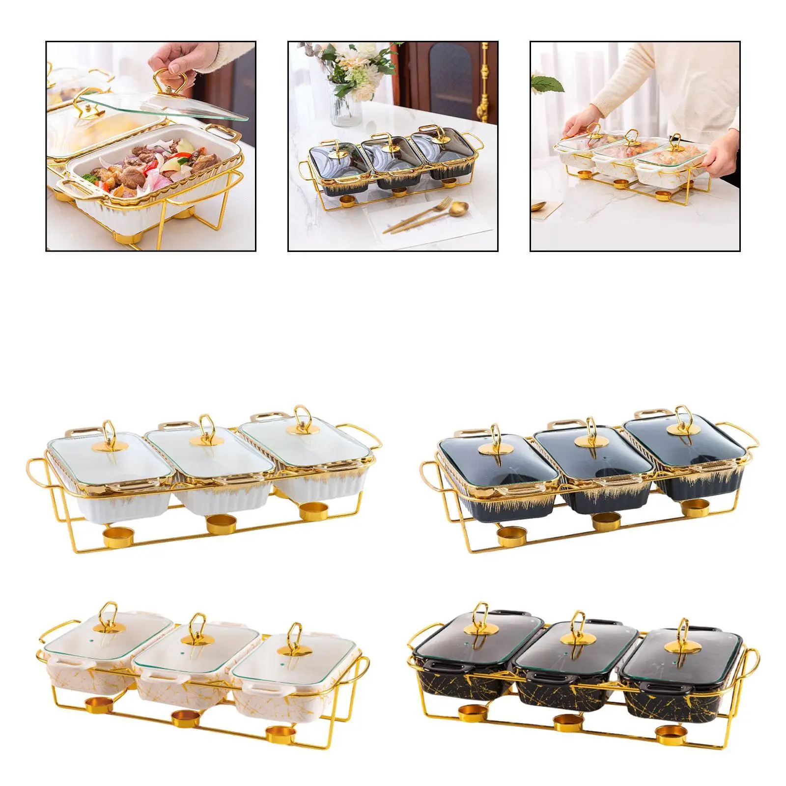 Натиральная тарелка для буфет, домашний буфет, сервер, роскошная подставка, витрина для шведского стола, набор подогрева для вечеринки, праздника, отеля