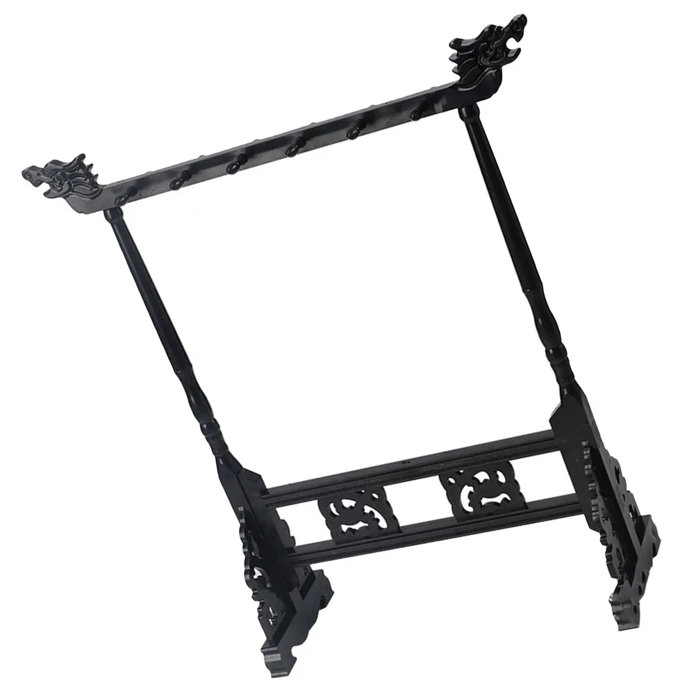 

12pcs Resin Brush Holder Stable Lightweight Chinese Calligraphy Ink Painting Pen Hanging Rack Supply