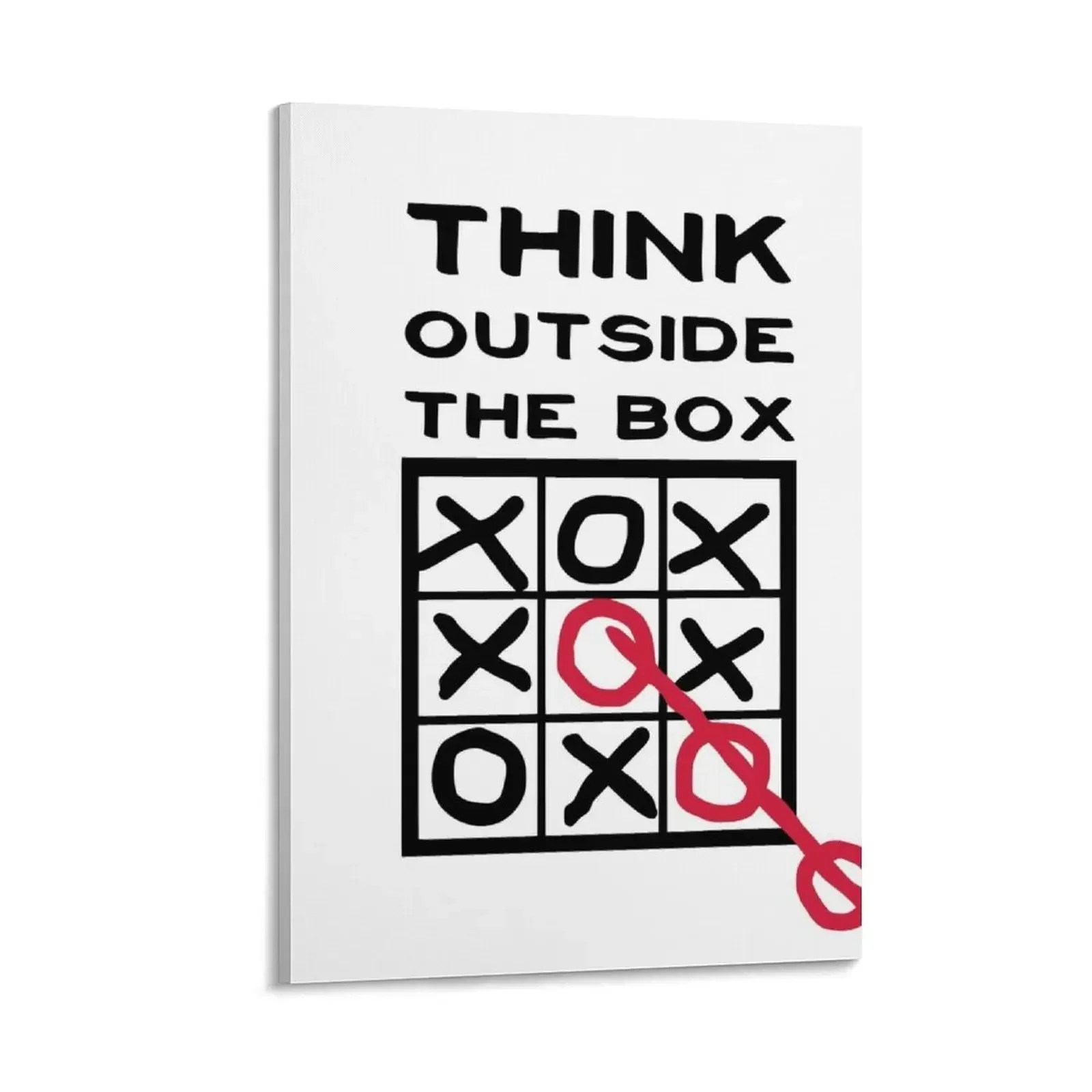 

Think outside the box, creative thinking, thoughts are free Canvas Painting Decor for room Bedroom deco