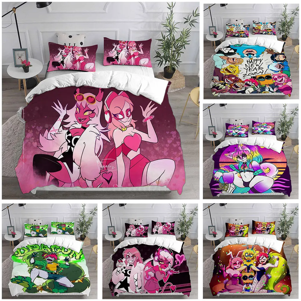 

Game Villainous Bedding Sets Quilt Bed Cover Comforter Duvet Cover Pillow Case 2-3 Pieces Sets Single Double Large Size