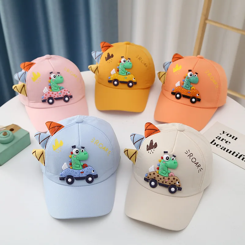 Children Baseball Cap Boys Girls Cute Cartoon Sun Hat Spring Summer Adjustable Baby Sunscreen Hats Fashion Kids Peaked Cap Кепка