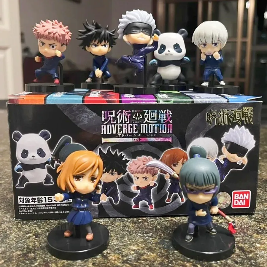 

Bandai Shokugan Adverge Motion 01 02 Jujutsu Kaisen Q-version Anime Figure Gojosatoru Itadori Yūji Panda Kids Birthday Gifts