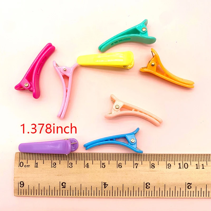 1.378 Inch Girls Hair Pin Colorful Snap Clips Baby Barrettes DIY Your Unique Hair Accessories Kawaii Headpiece