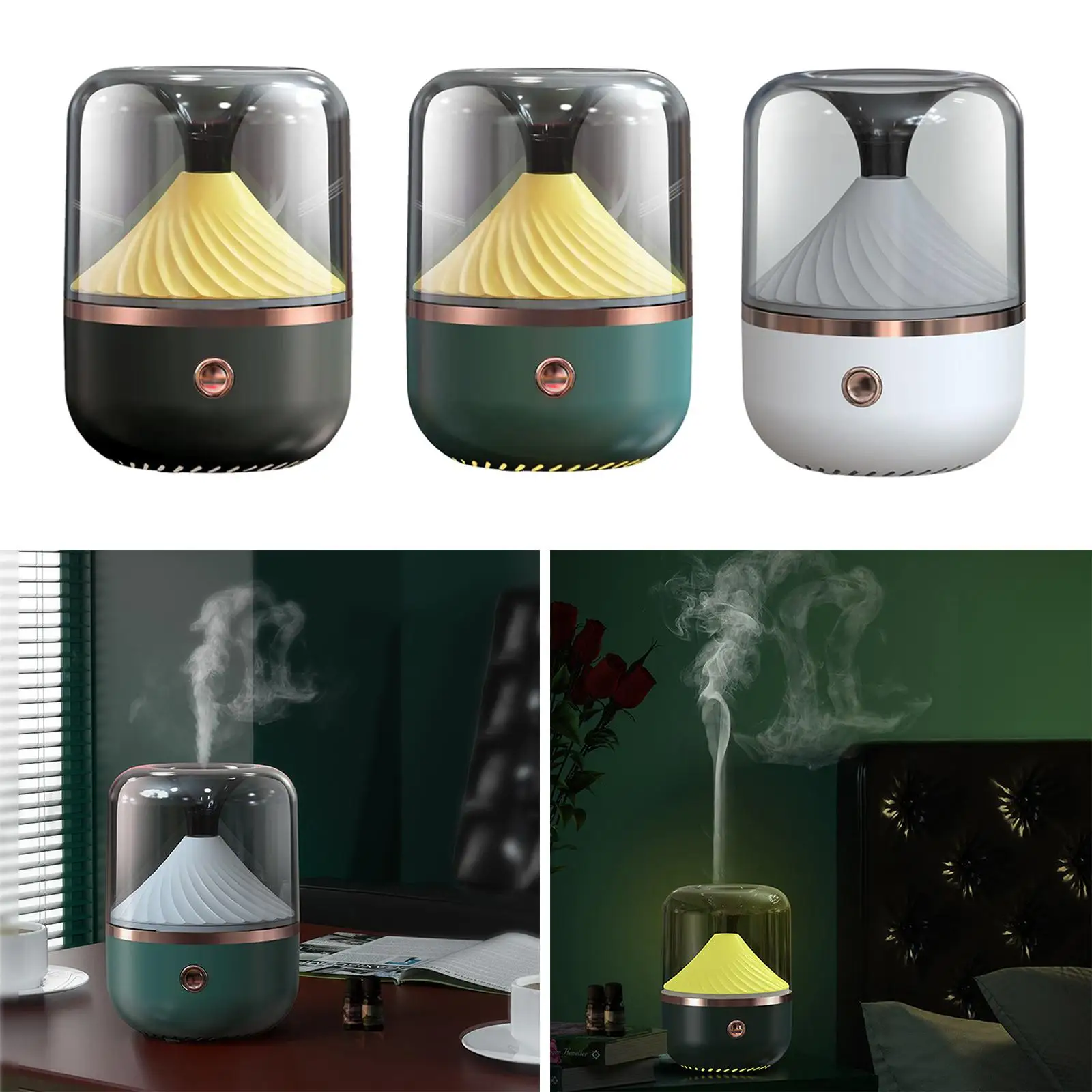 20ml Diffuser Humidifier with 7 Colorful Led Lights, Ultrasonic Diffuser, Air Humidifier