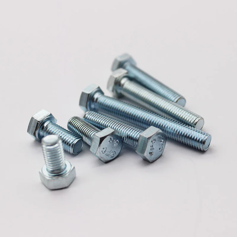 M7-1.0 Bolt Hex Head Cap Screw Grade 8.8 Zinc Plated