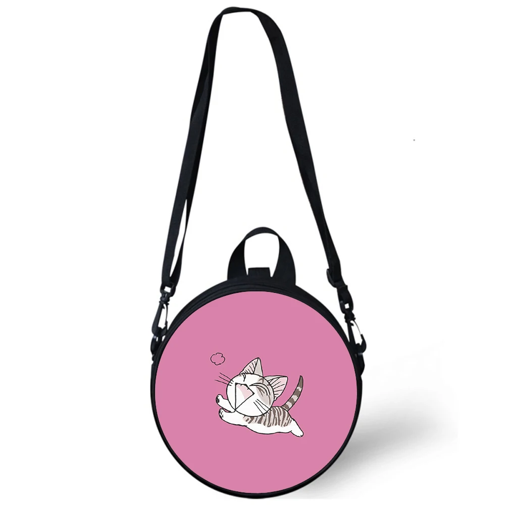 Cartoon Chi's Sweet Home Cute Cat Child kindergarten Bag 3D Print Shoulder Bags For School Women Mini Round Bagpacks Rugtas Bag