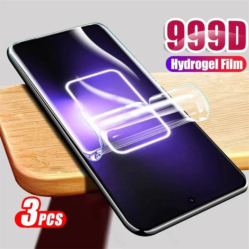 3PCS For Realme GT3 Hydrogel Film Screen Protector For Realme GT Neo 5 5SE 3 2 3T 2T GT2 Pro GT3 GT5 Protective Film Not Glass