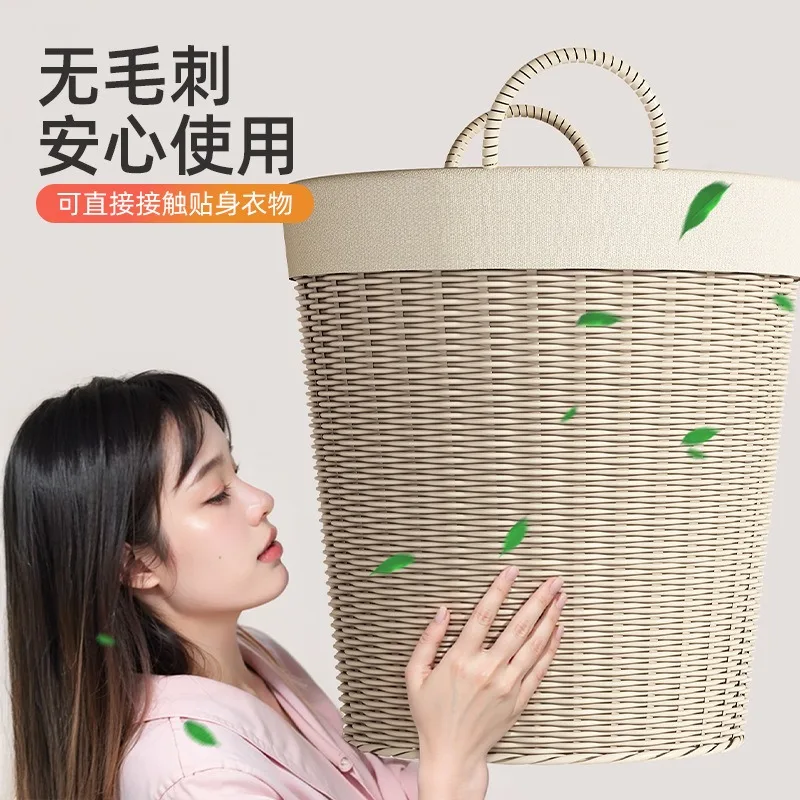 Large Capacity Laundry Hamper Dirty Clothes Storage Basket Bathroom Organizer Bin For Clothing Storage
