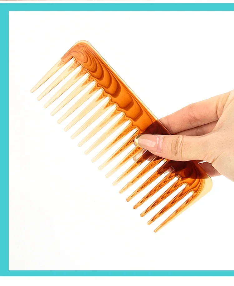 Acetate Hair Combs Colorful Hairdressing Comb Hair Brush For Women Girls Hair Styling Barber Accessories combs