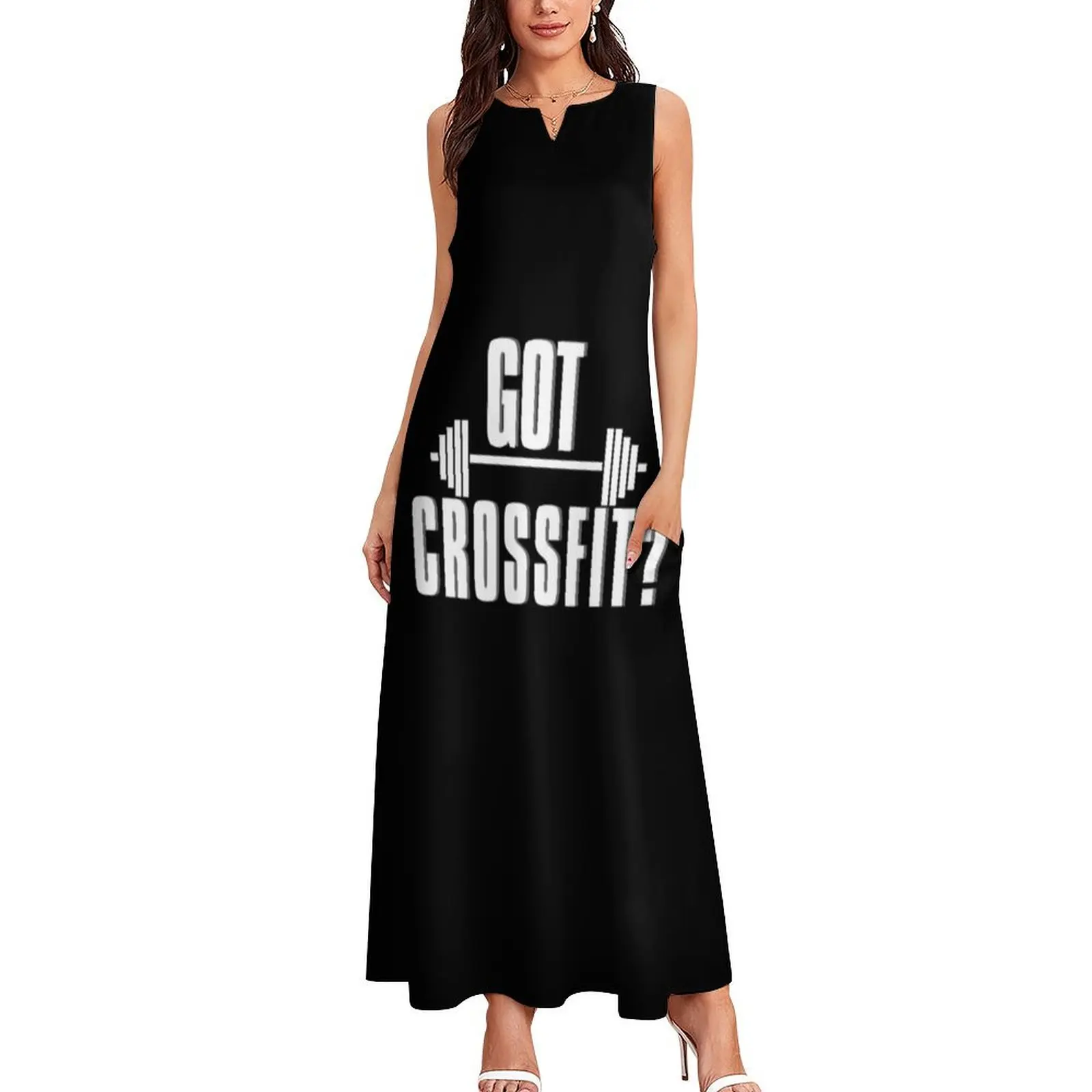 Got CrossFit camiseta clásica vestido largo vestidos de noche vestidos de mujer para mujer 2025 vestidos para mujer