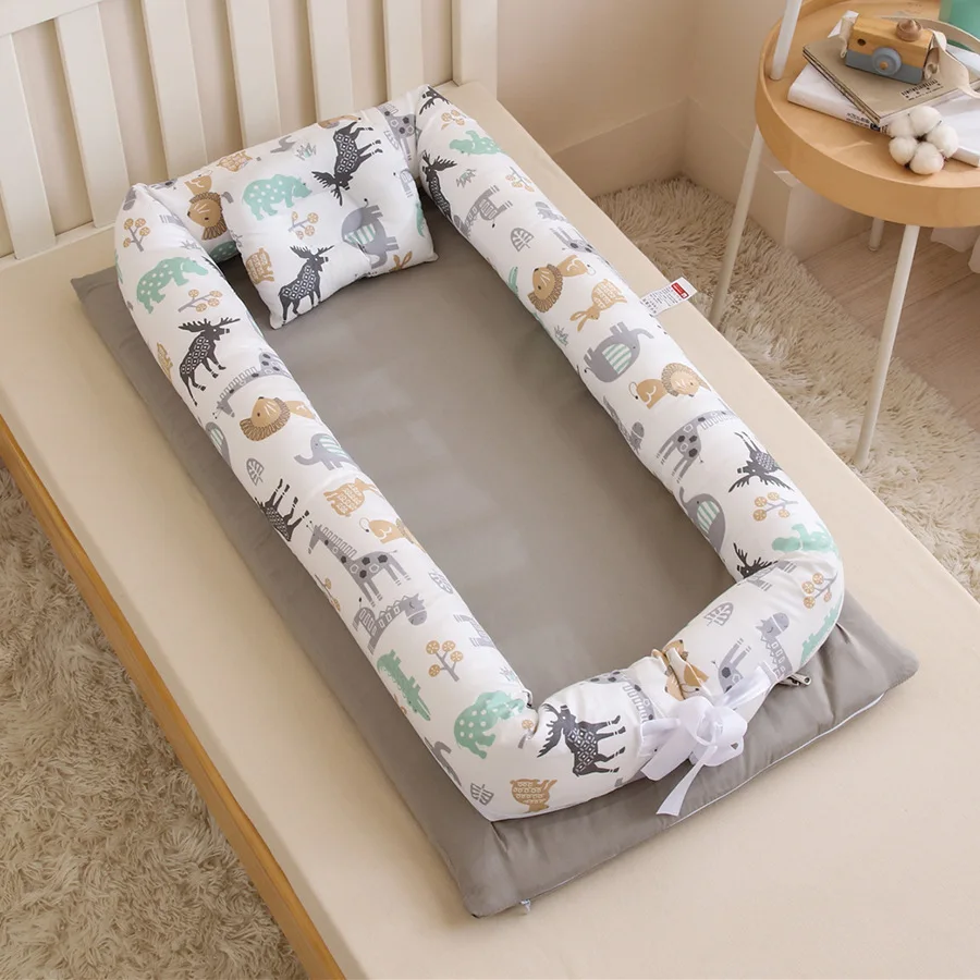 Portable Bed-in-bed Removable and Washable Baby Bed Crib Nest Newborn Baby Bionic Bed Removable and Washable Crib