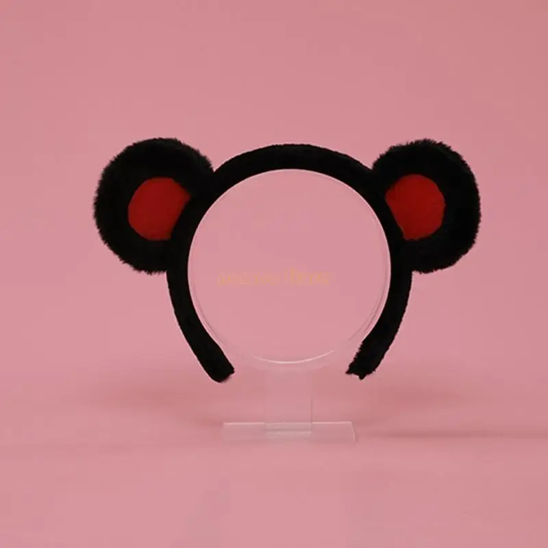 31BFレディースアニマルベアリーズヘア装飾品かわいいぬいぐるみアクセサリーハロウィーンパーティーヘアフープ
