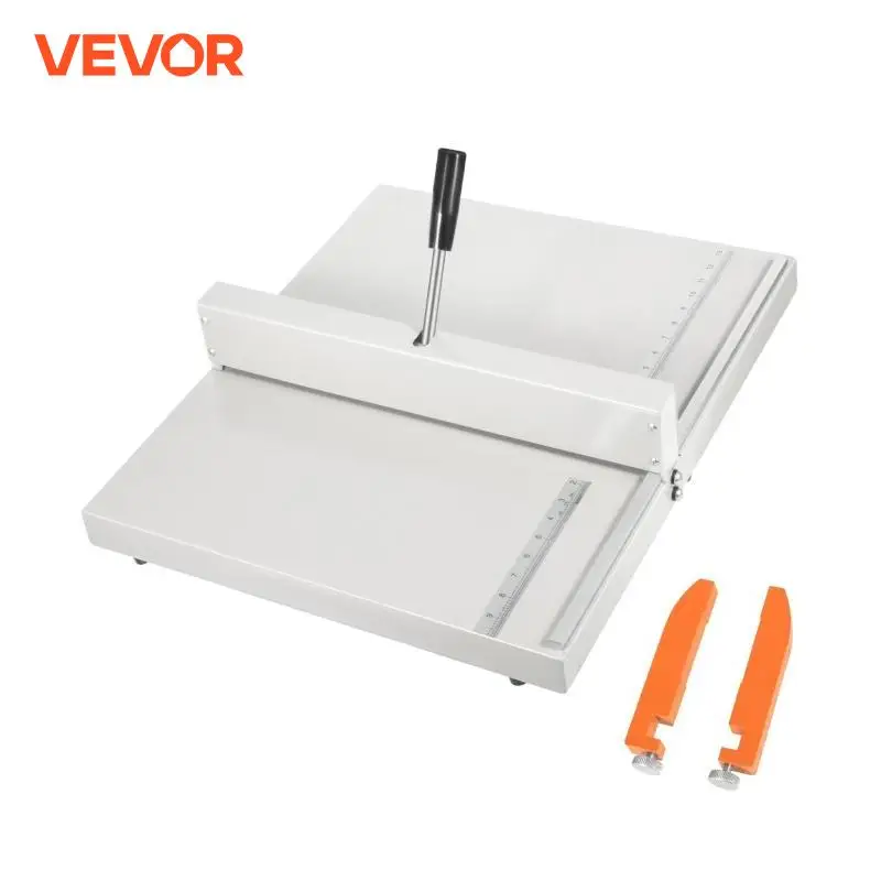 VEVOR Máquina Plegadora de Papel con Puntaje Manual de 50,8 x 59,7 x 14 cm, Plegadora de Papel Manual de 480 mm, Creasing Machine Tool con Reglas de Posicionamiento para Archivos, Mapas, Papeles A4