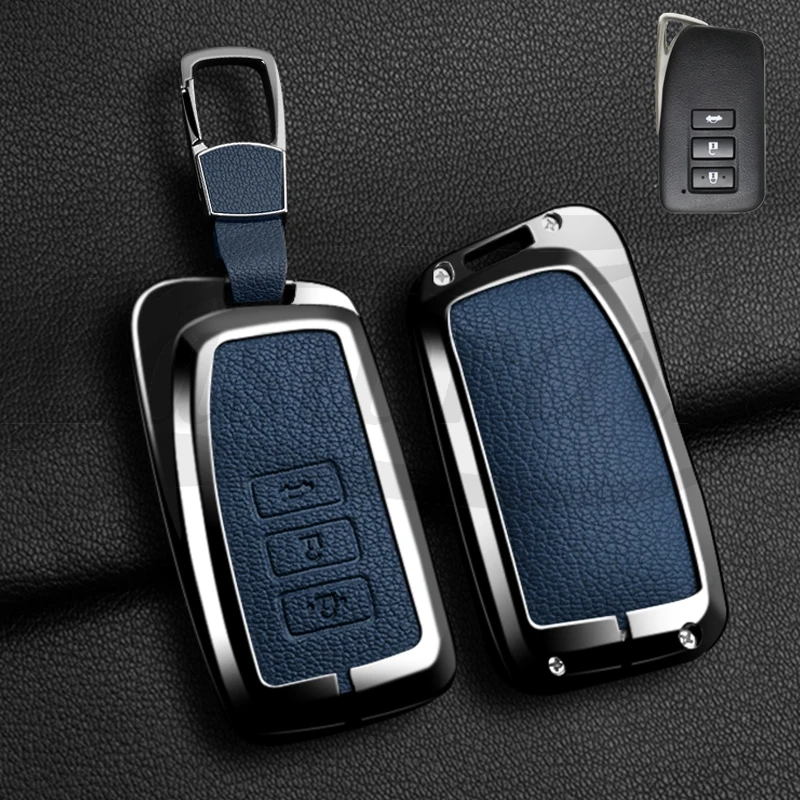 Car Key Case Holder Cover Bag For Lexus NX GS RX IS ES GX LX RC 200 250 350 LS 450H 300H Zinc Leather Key Bag Accesseries