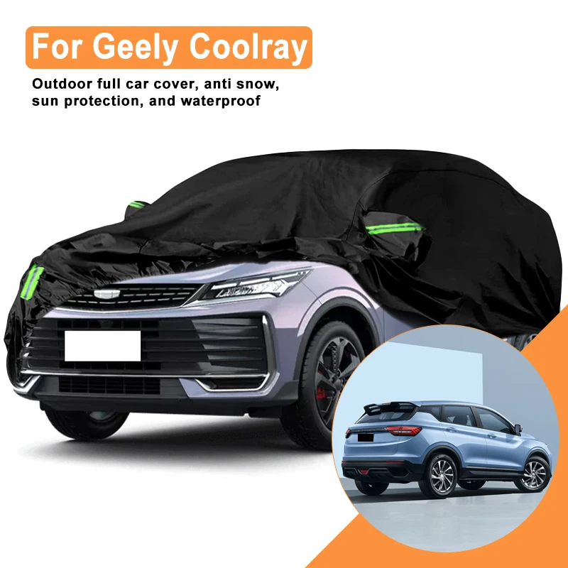 

Полный автомобильный чехол для наружного использования Geely Coolray — водонепроницаемый снегозащитный солнцезащитный козырек, зимние и летние аксессуары для автозащиты