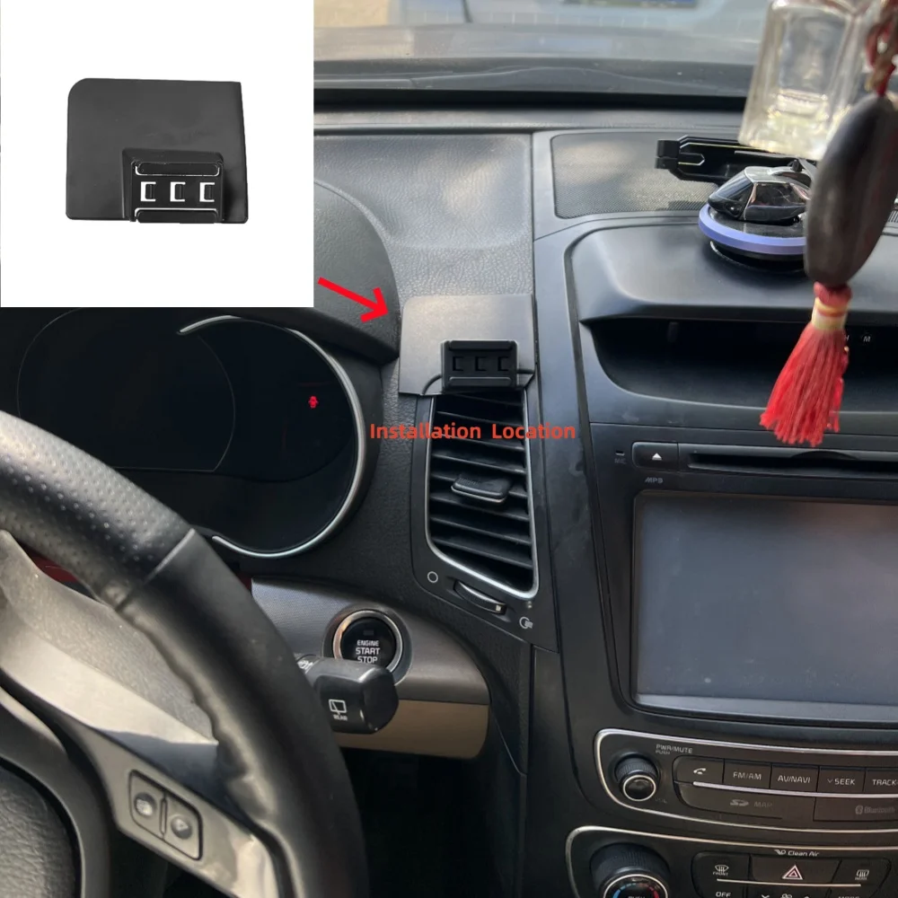 for Kia Sorento XM UM 2009-2014 2010 2012 2013 Magnetic Phone Holder Wireless Charging Special Fixed Bracket Base MagSafe Mount