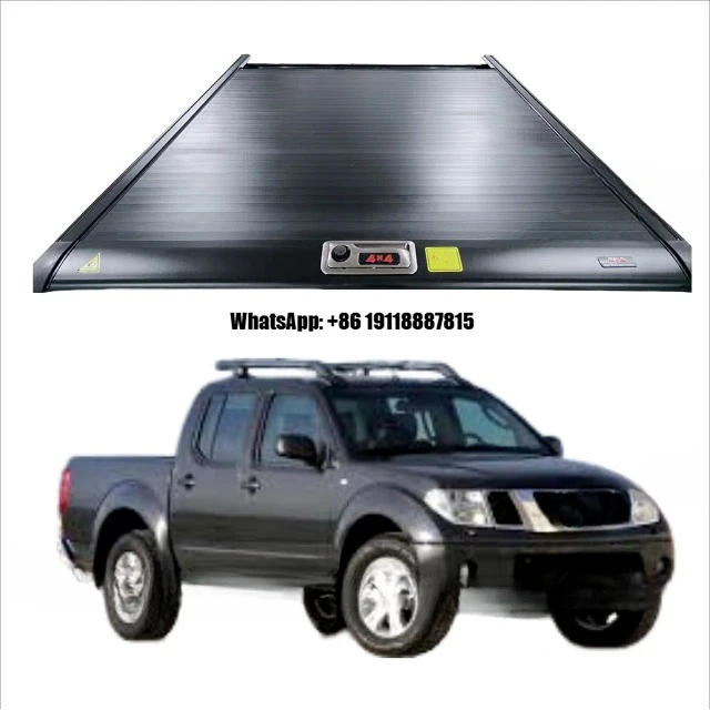

Longwyll Roll up Waterproof Retractable Truck Cover for Nissan Navara D40 Heavy Duty with Aluminum Alloy Construction Key Lock