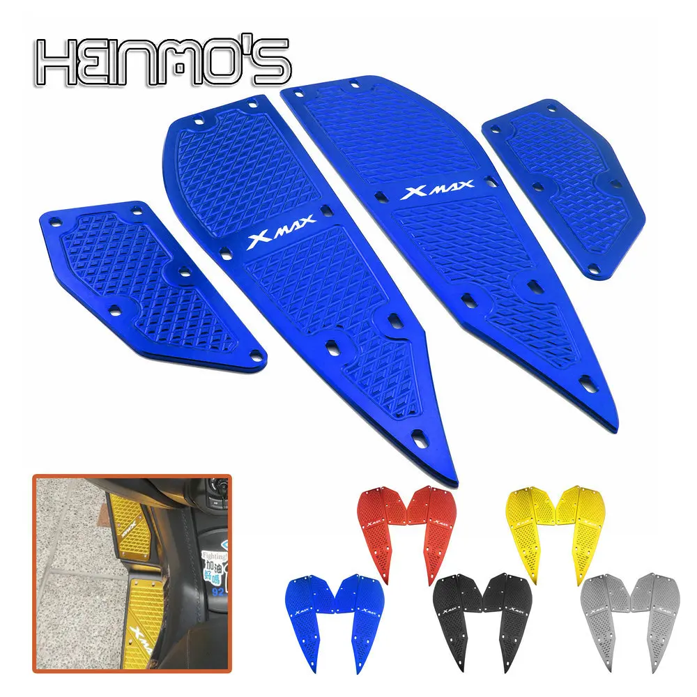 

For Yamaha Xmax300 Foot Rests Step Footrest Footpads Pedals Cover Xmax125 XMAX250 2017-2021 Foot Pegs Pedal