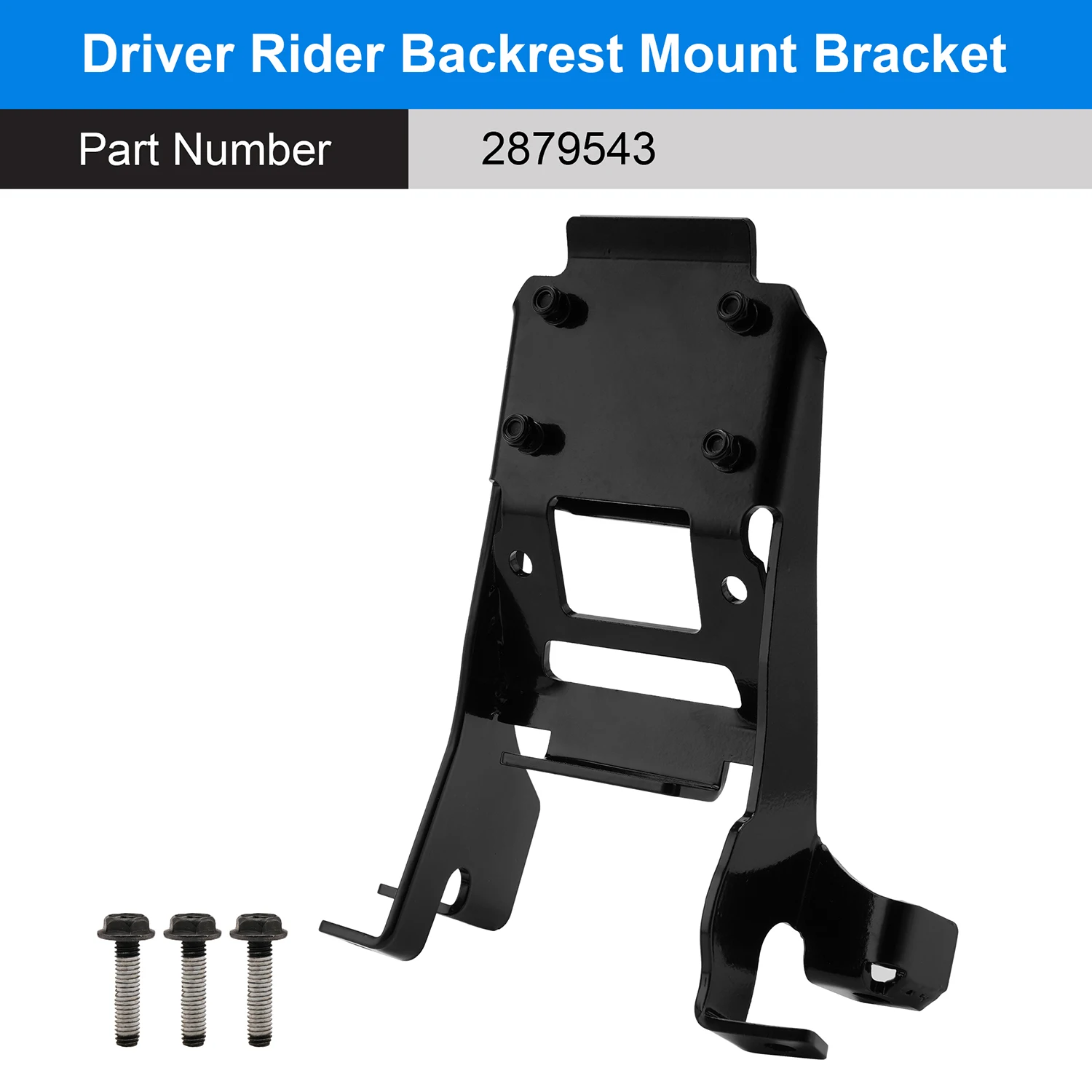 Fits 2014-2024 Indian Touring Models Driver Backrest Mount - 2879543