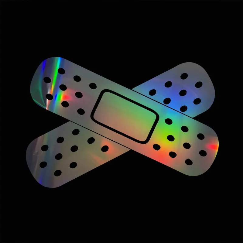 Autocollants de voiture amusants en PVC, bande croisée personnalisée, autocollants universels imperméables pour fenêtre de voiture, accessoires de décoration extérieure de voiture