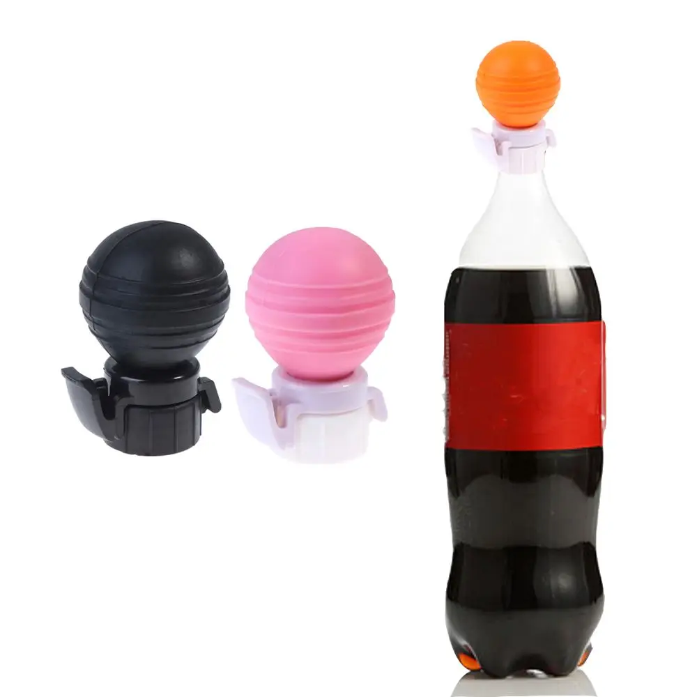 

ball shaped Manual Inflation Soda Bottle Carbonated Drink Sealing Protector Snap Bottle Top Bottle Cap Bottle Lid Air Pump