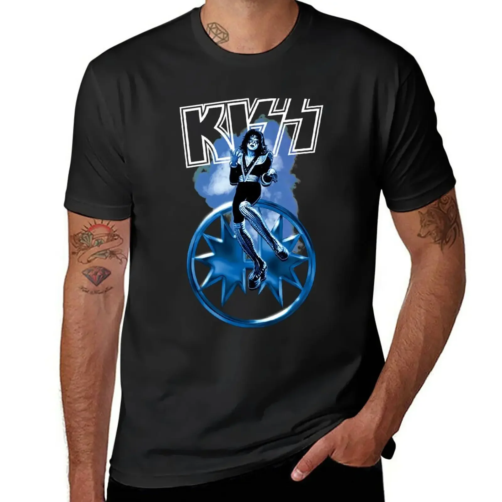 

Kiss band- Spaceman T-Shirt cute tops tops mens funny t shirts