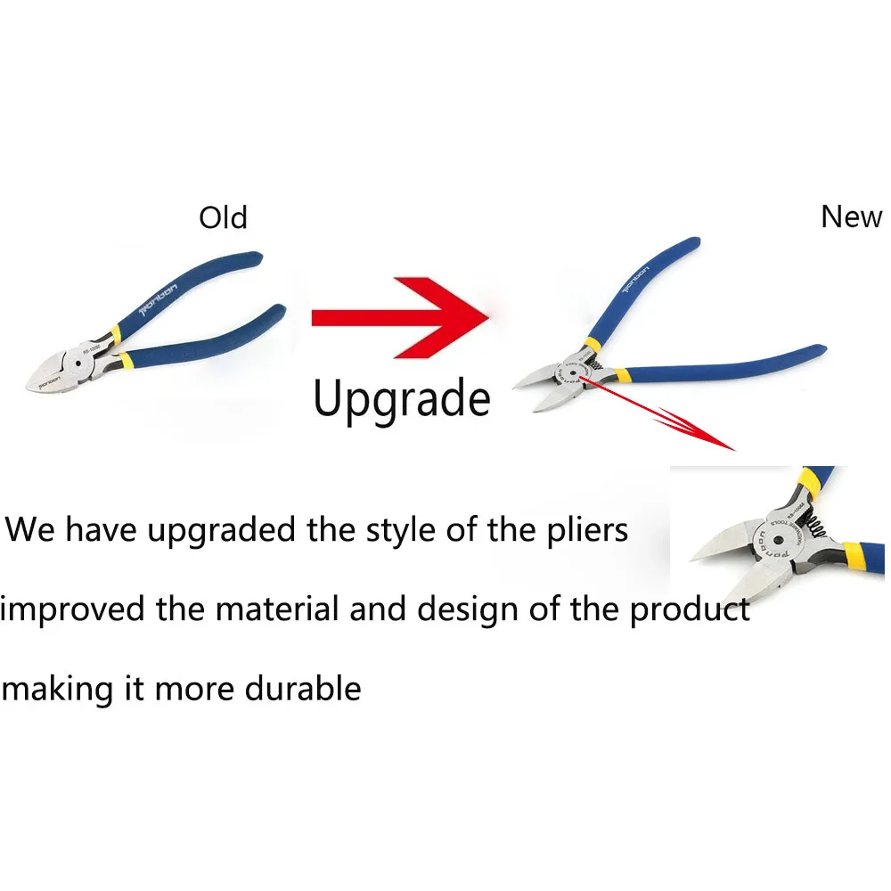 قطري كماشة القطع 5/6 بوصة سلك تجريد أداة الجانب القاطع كابل نتوءات القراص كهربائيين لتقوم بها بنفسك إصلاح الأدوات اليدوية #4