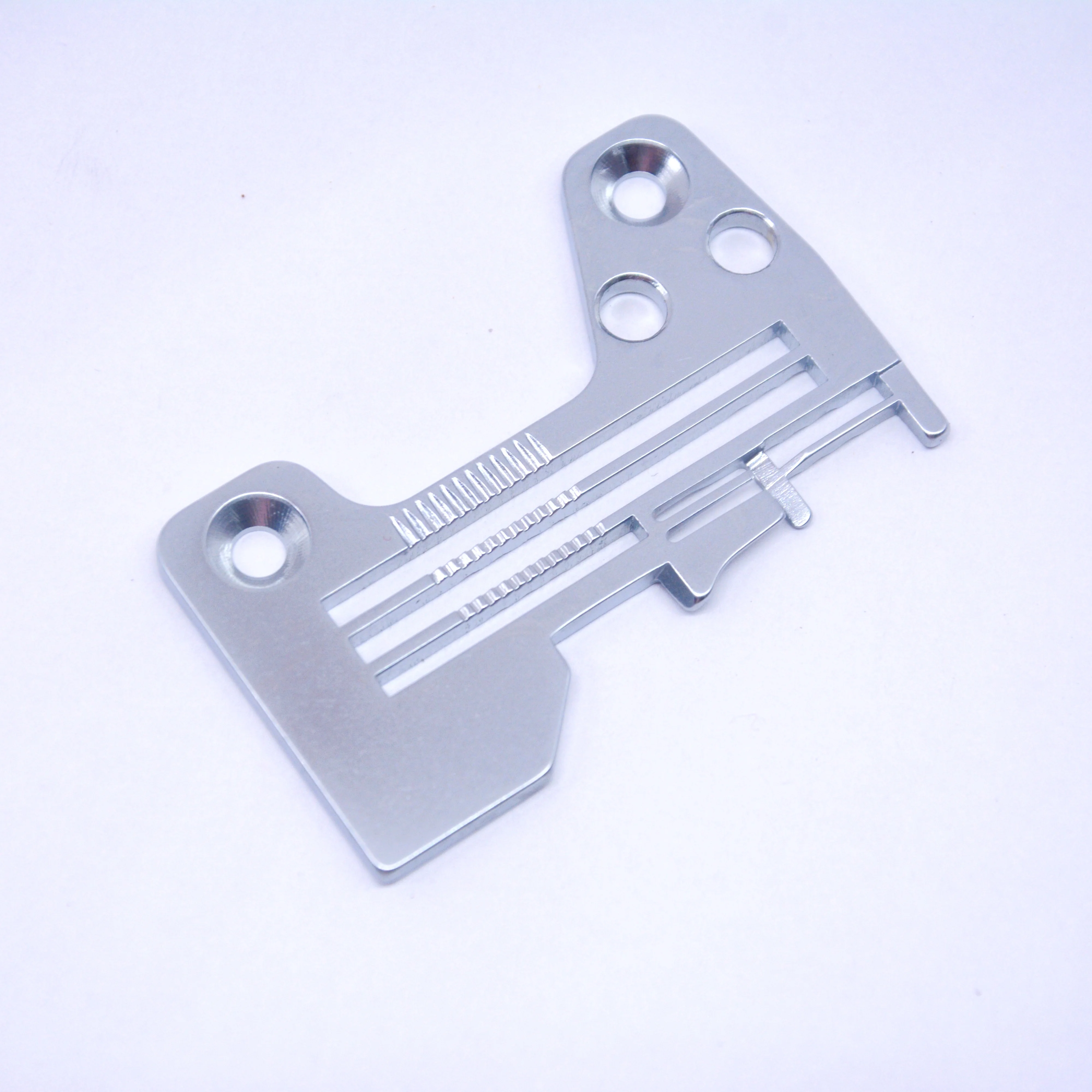 Needle Plate Throat Plate For Juki MO-6714 MO-6914 4-Thread Industrial Overlock Machine USING Part # : R4305-J6E-E00 R4350J6EE00