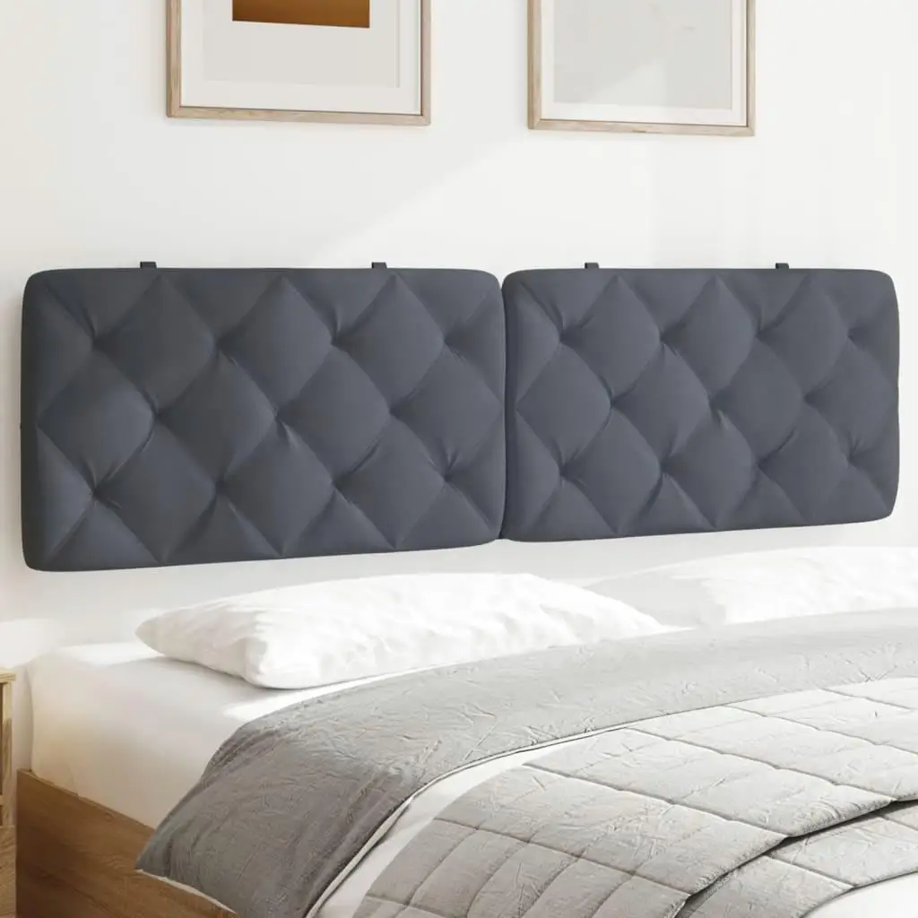 72'' Dark Gray Velvet Headboard Cushion for Bed - Stylish and Comfortable Wall Pad