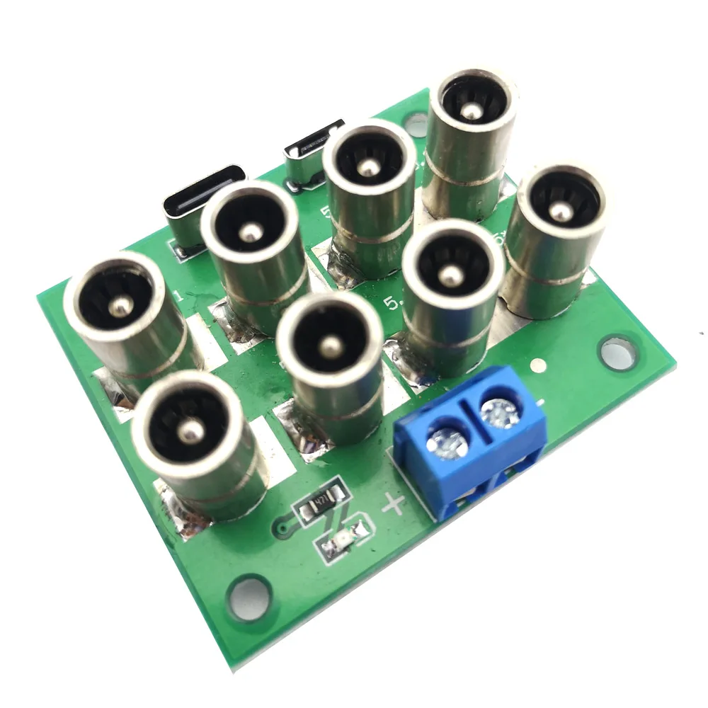 DC 5.5*2.1 mm Female Jack Connectors Integrated Board Distribution Hubs High Current TYPE-C MICRO 5521 for DC Base Testing Board