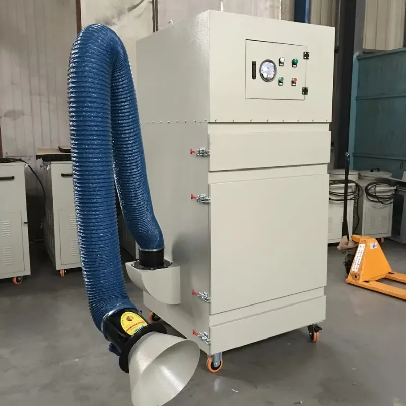 Auto Unloading Dust Extractor Air Pulse Jet Cleaning Cyclone Industrial Dust Collector for Woodwork