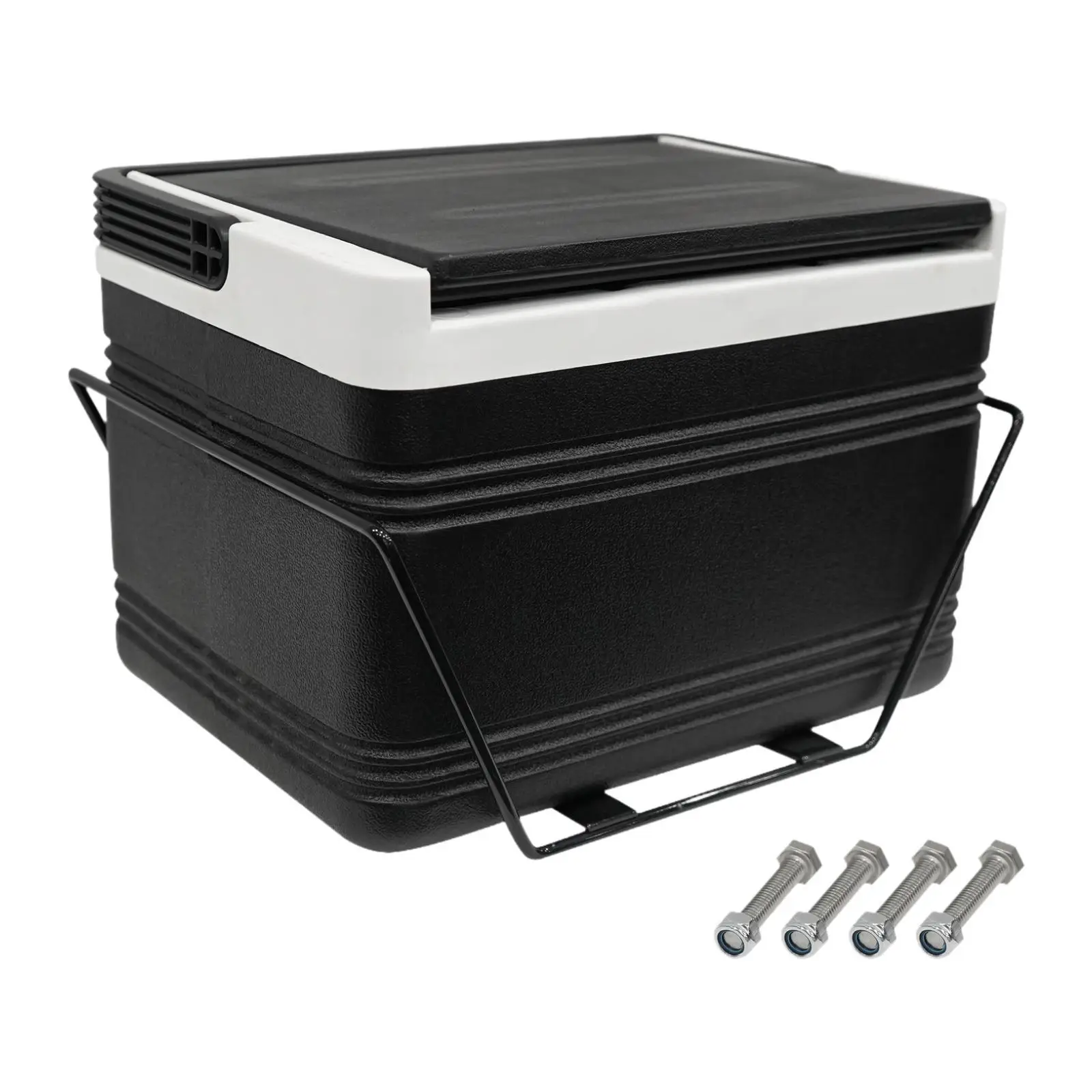 

Golf Cart Ice Cooler with Mount Bracket Lightweight Versatile Universal