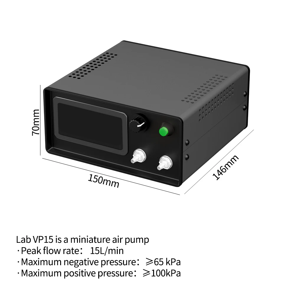 

Kamoer 12L/min Lab Diaphragm Vacuum Pump 12V Negative Pressure Suction Low Energy Consumption, No Fuel for Beauty and Lab