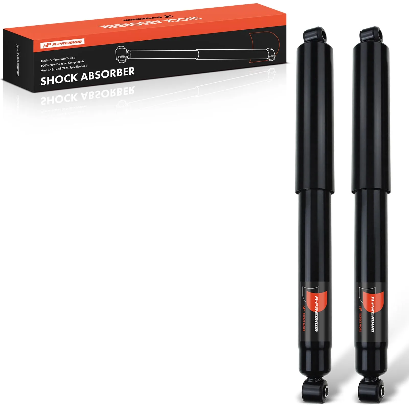 A-Premium Pair Front Left & Right Strut and Coil Spring Assembly for Ford Excursion 2000-2005