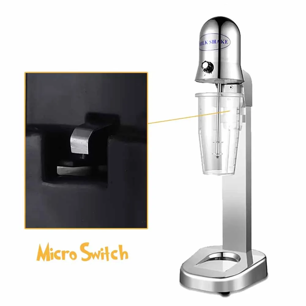 Stainless Steel Milkshaker Milk Shake Machine Double Cup Bubble Tea Stirring 18000rpm Double Speed Mixer Beverage Stirrer view 4