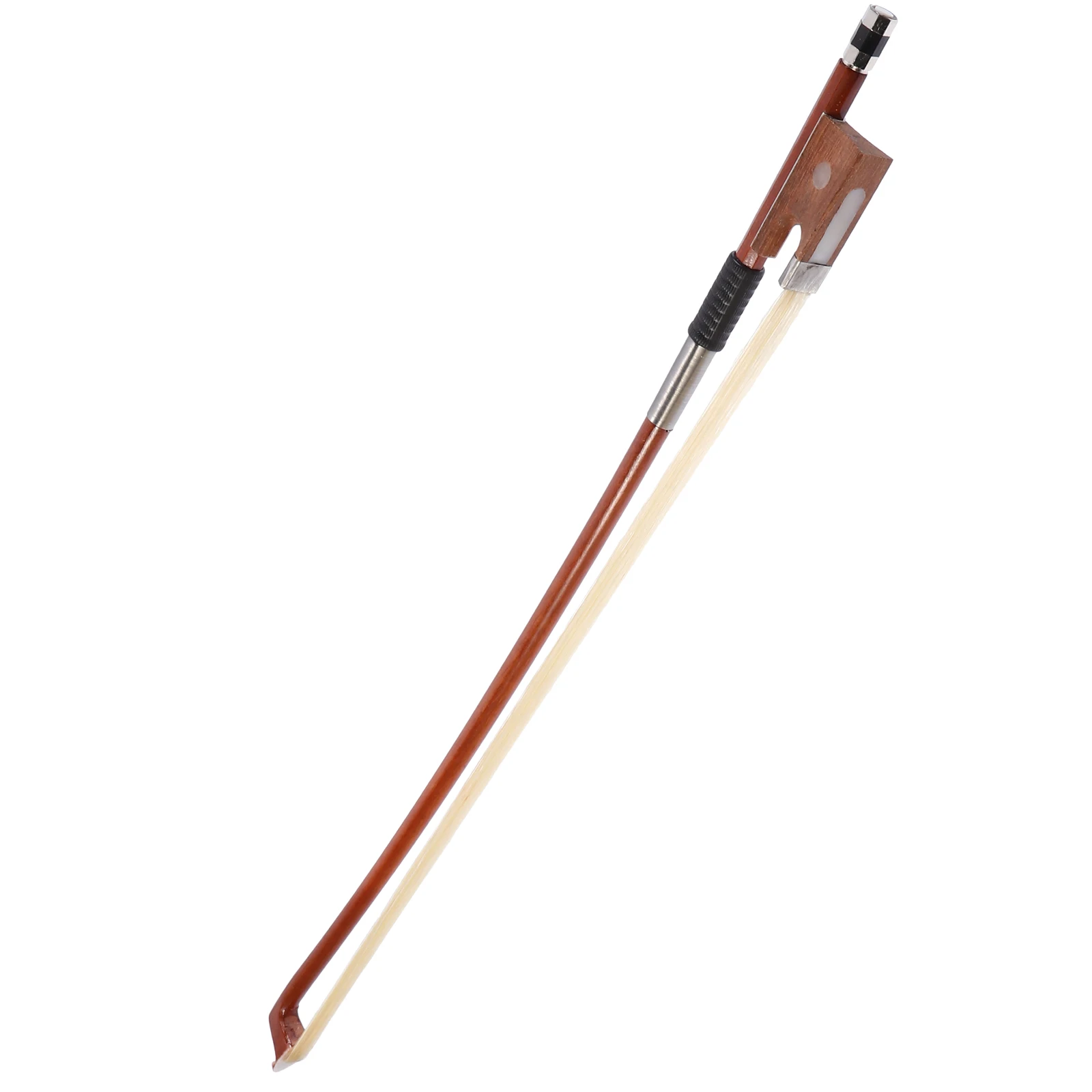 

1/10 Horse Hair Violin Bow Red Sandalwood Well Balanced For Beginner Kids Practice Student Musicians Replacement Accessory