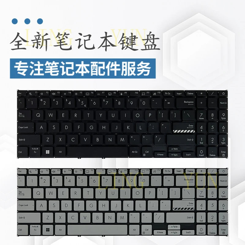 

Подходит для клавиатуры ноутбука ASUS E1504 X1504 K3605 K3504 M3504 S3504.